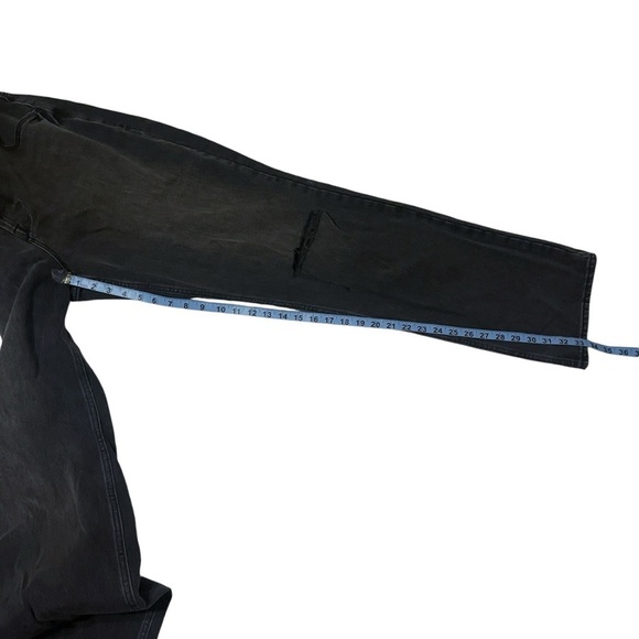 NWT Good American Good 90's Icon Straight Leg Jeans in Black Women's 16 - Picture 5 of 12